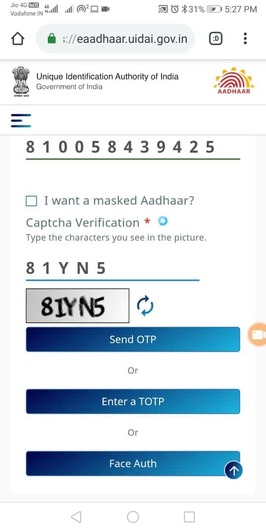 Download aadhaar without mobile no csc vle society