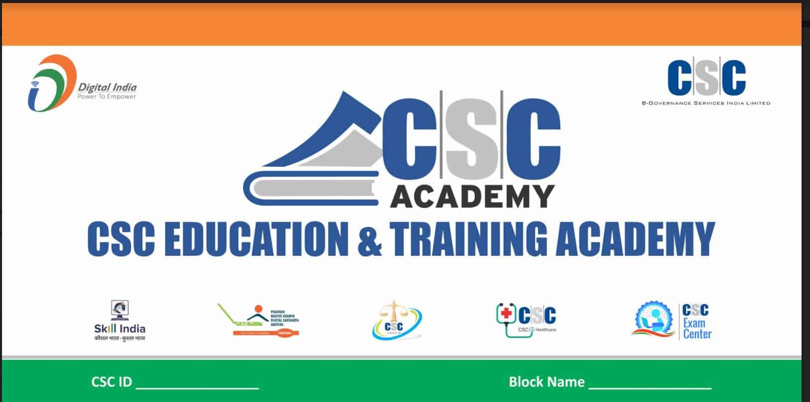 csc academy center banner poster board hd design