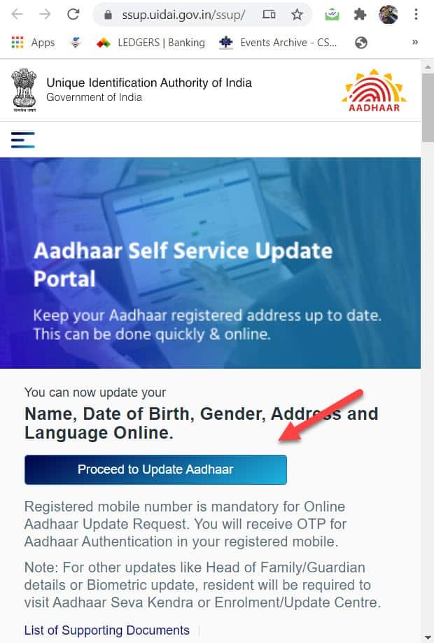 Online Aadhaar Card Correction Change Date of Birth , Name, address vle society