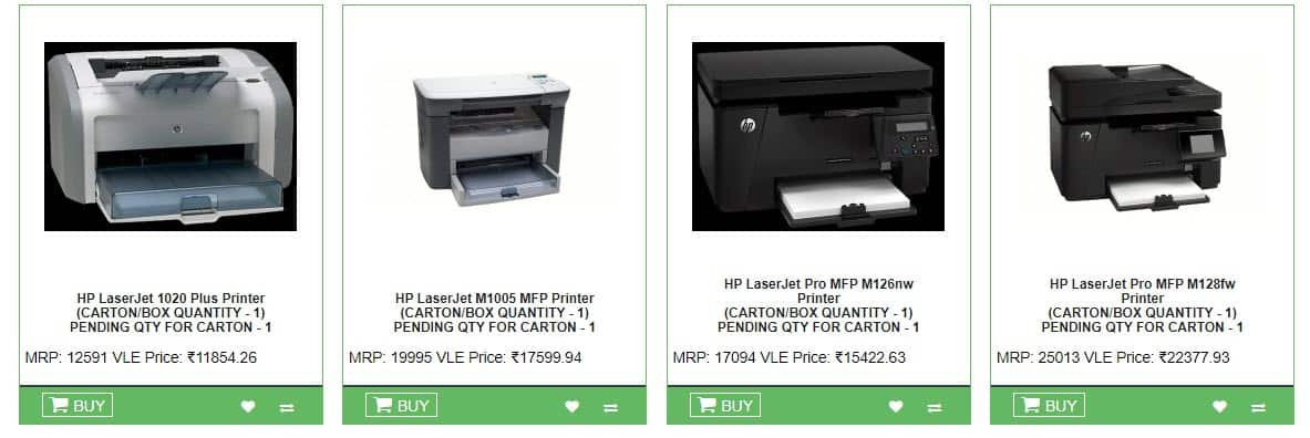 csc hp laser printer price