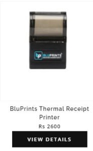 csc bluePrints Thermal Printer For CSC Digipay and Electricity Bill receipt Print