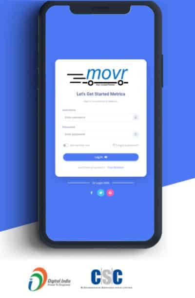 CSC Movr Mobile app