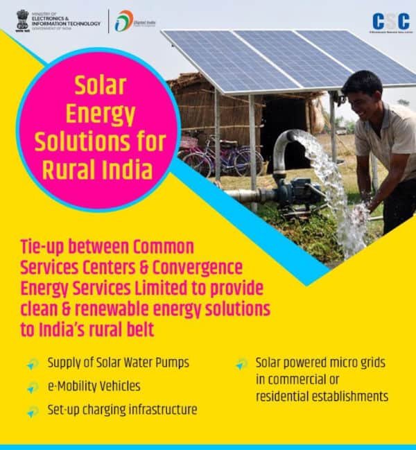 Solar Energy Solutions for Rural India CSC Tata Power