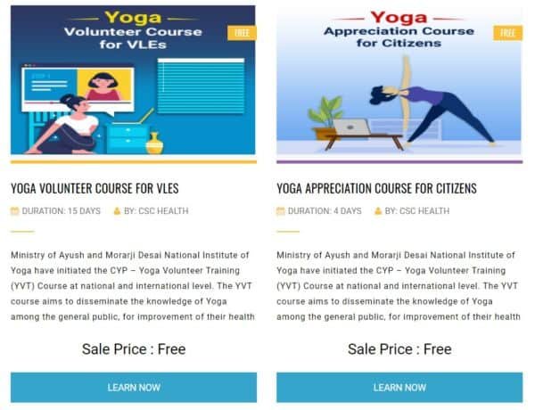 CSC Health Yoga Volunteer Course for Vles and Yoga Appreciation Course for Citizens